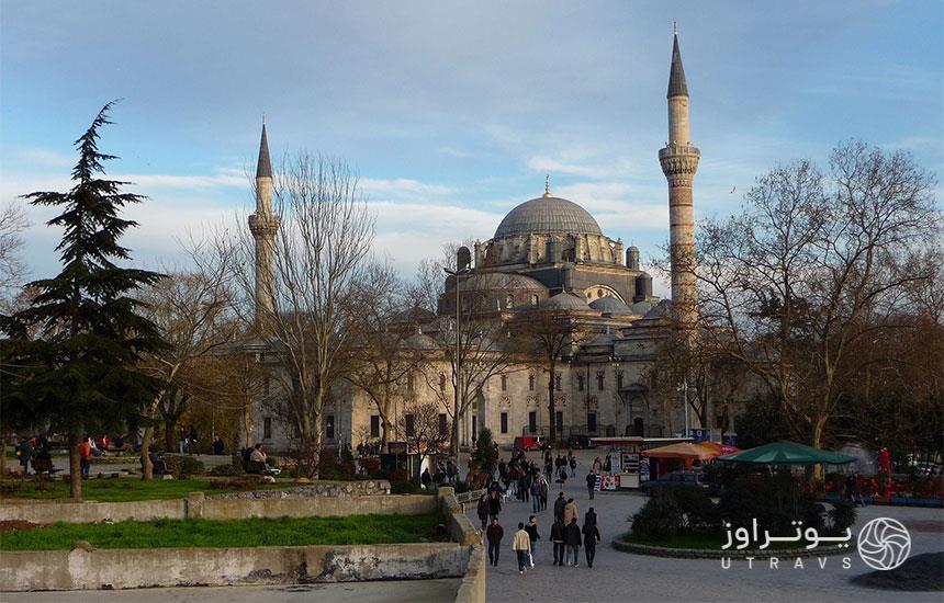 نمای مسجد بایزید استانبول